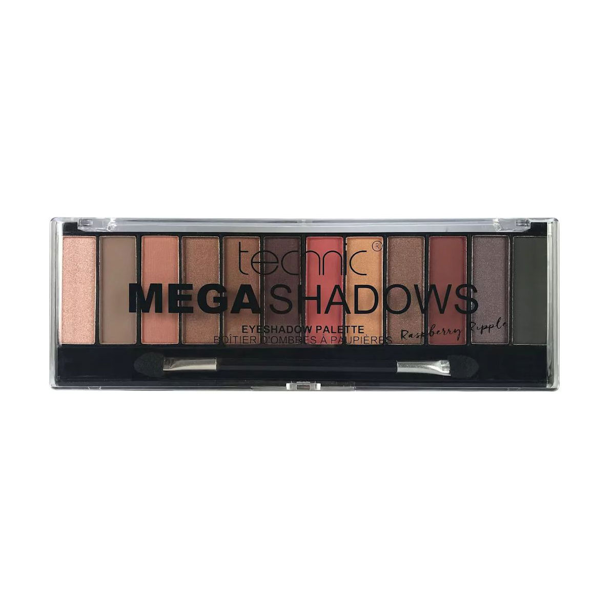 Палетка тіней для повік technic Mega Shadows Eyeshadow Palette Raspberry Ripple, 14.4 г